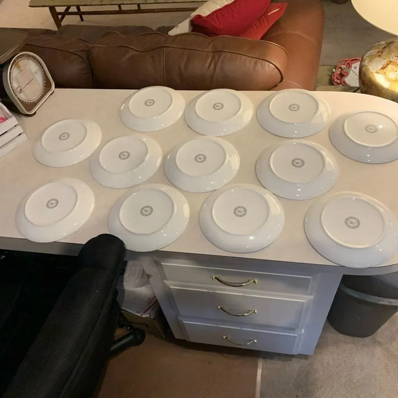 Set 6 “Apple Pie” 8.25" Dessert Plates - Picture 5 of 5